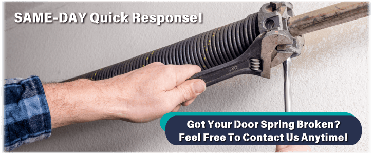 Broken Garage Door Spring Godfrey IL